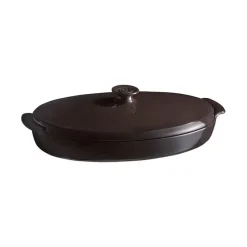 Emile Henry Papillote vispan 41 cm aardewerk Fusain