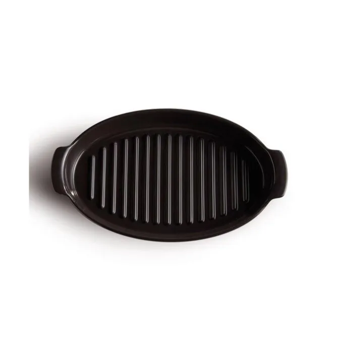Emile Henry Papillote vispan 41 cm aardewerk Fusain