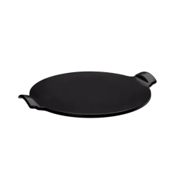 Emile Henry pizzasteen ø 37 cm keramiek Fusain
