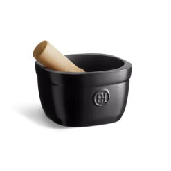 Emile Henry The Mortar vijzel vierkant 16 cm keramiek Truffle