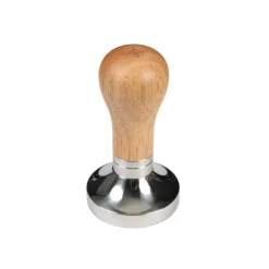Eureka Mignon verstelbare tamper ø 58 mm eikenhout