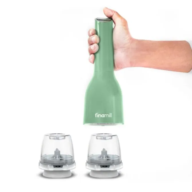 Finamill All-In-One kruidenmolen inclusief 2 Pro Plus Pods Sage