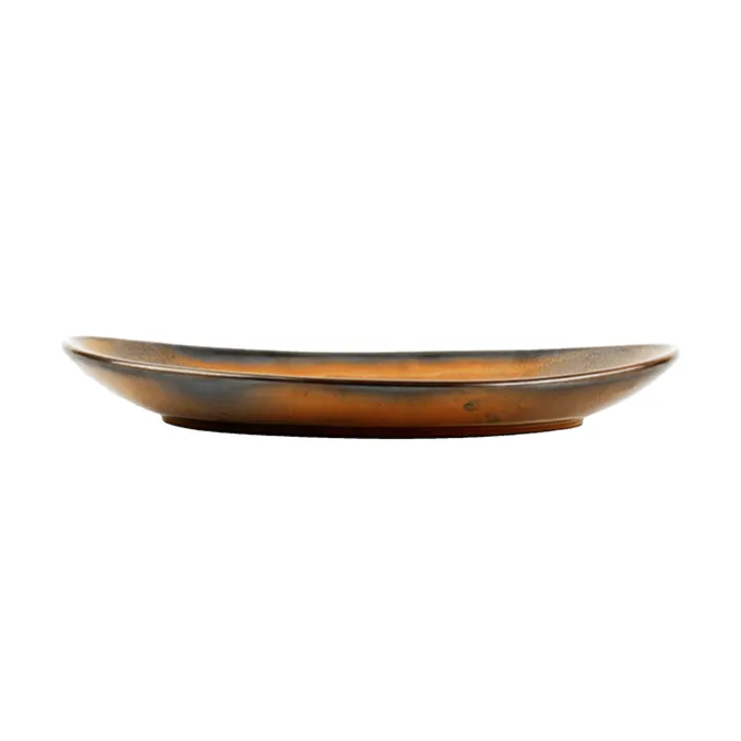 Fine2Dine Escura dinerbord ø 33 cm porselein donkerbruin