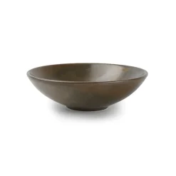 Fine2Dine Escura kom ø 15,5 cm h 4,5 cm aardewerk donkerbruin