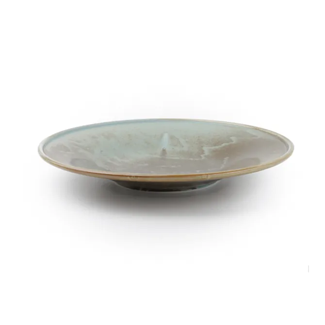 Fine2Dine Escura serveerschaal ø 30,5 cm porselein bruin/groen