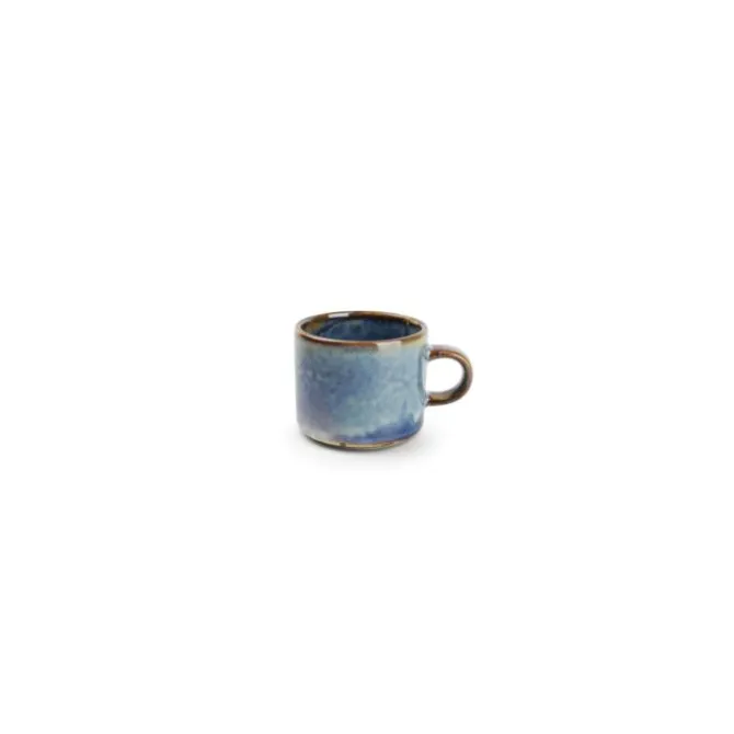Fine2Dine Nova espressokop 90 ml recht porselein blauw
