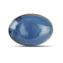 Fine2Dine Nova schaal ovaal 30 x 21 cm porselein blauw