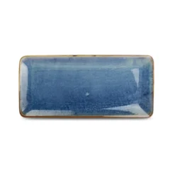 Fine2Dine Nova serveerschaal 35,5 x 16 cm porselein blauw