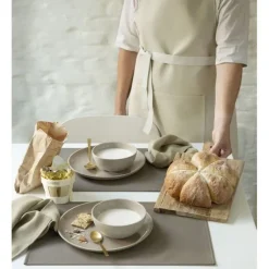Finesse Monaco placemat 30 x 45 cm kunstleer Black