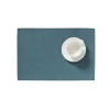 Finesse Monaco Raw placemat 30 x 45 cm kunstleer Petrol