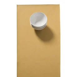 Finesse Monaco Raw tafelloper 140 x 45 cm kunstleer Ocre