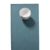 Finesse Monaco Raw tafelloper 140 x 45 cm kunstleer Petrol