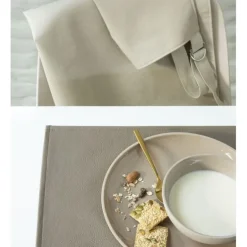 Finesse Monaco schort 96 x 64 cm kunstleer Taupe