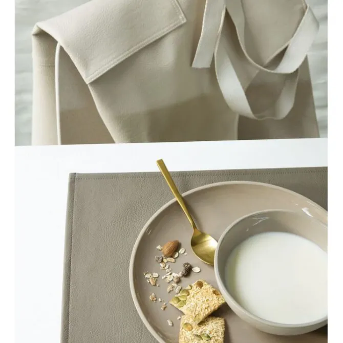 Finesse Monaco schort 96 x 64 cm kunstleer Sand