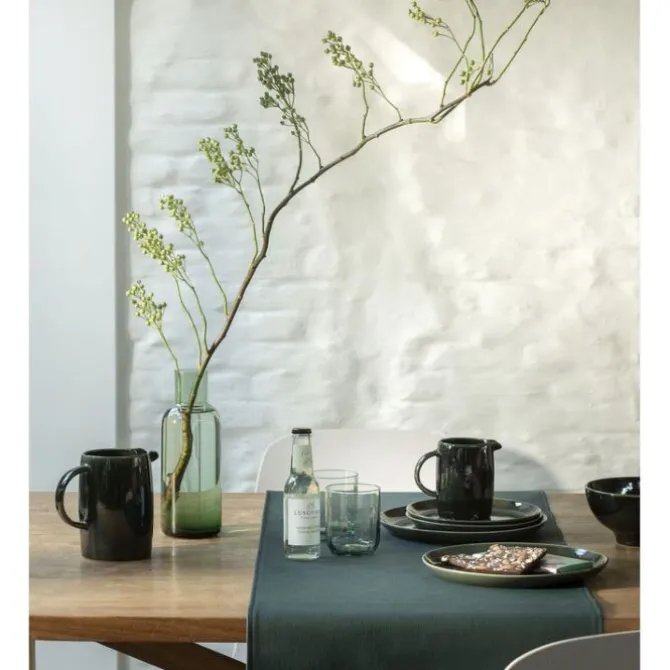 Finesse Monaco tafelloper 140 x 45 cm kunstleer Taupe