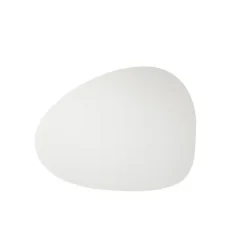 Finesse Skin Natur Pebble placemat 40 x 46 cm leer Simply White