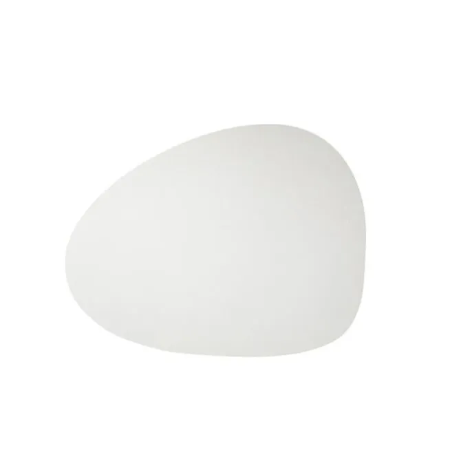 Finesse Skin Natur Pebble placemat 40 x 46 cm leer Simply White