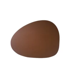 Finesse Skin Natur Pebble placemat 40 x 46 cm leer Cognac