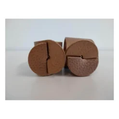 Finesse Skin Natur servetring ø 4 cm leer Copper