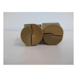 Finesse Skin Natur servetring ø 4 cm leer Gold
