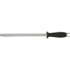Fischer aanzetstaal ovaal 30 cm rvs zwart