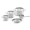 Fissler Original Profi Collection pannenset met steelpan, serveerpan en RVS deksels 5-delig