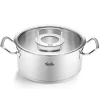 Fissler Original Profi kookpan laag met glasdeksel ø 20 cm rvs