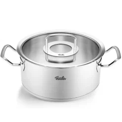 Fissler Original Profi kookpan laag met glasdeksel ø 24 cm rvs