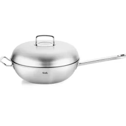 Fissler Original Profi wok met high dome rvs deksel ø 32cm