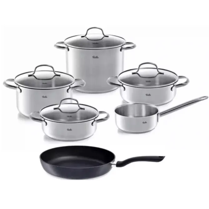Fissler San Francisco pannenset met Cenit koekenpan 6-delig
