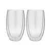 Forever dubbelwandige theeglazen 400 ml glas 2 stuks