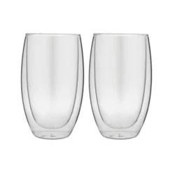 Forever dubbelwandige theeglazen 400 ml glas 2 stuks