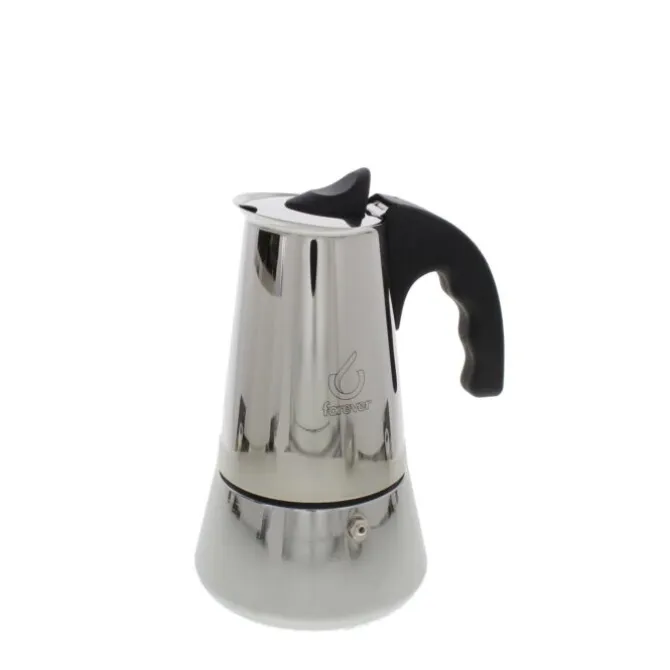Forever Miss Conny inductie mokapot 6-kops rvs glans