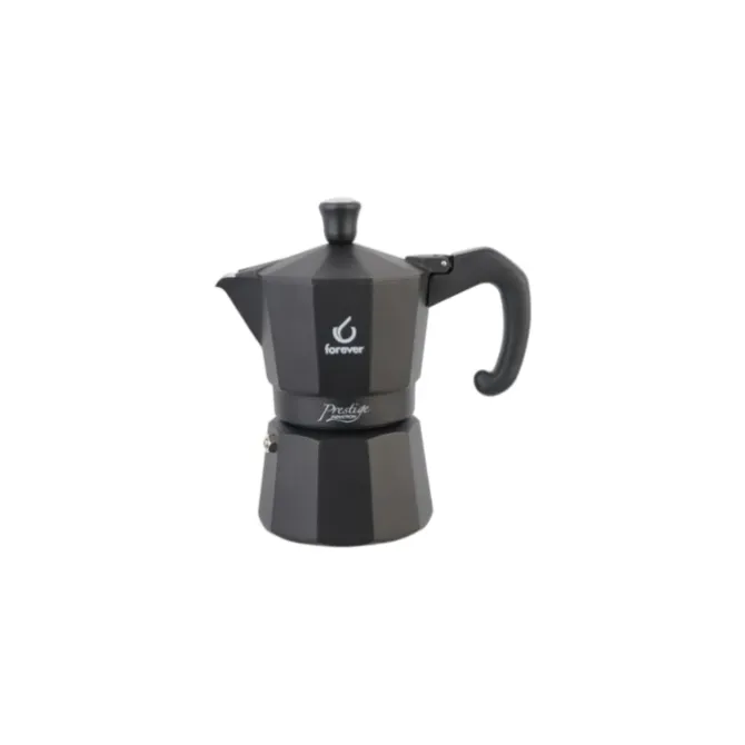 Forever Moka Prestige inductie mokapot 6-kops zwart