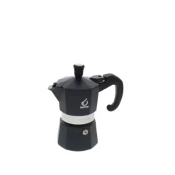Forever Prestige Noblesse mokapot 1-kops aluminium zwart