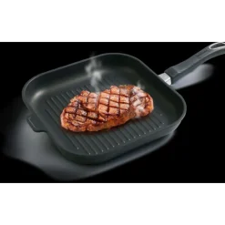 Gastrolux Expert grillpan voor inductie 28 x 28 cm aluminium