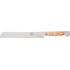 Güde Alpha Olive broodmes 21 cm messenstaal olijfhout