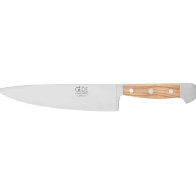 Güde Alpha Olive koksmes 21 cm messenstaal bruin