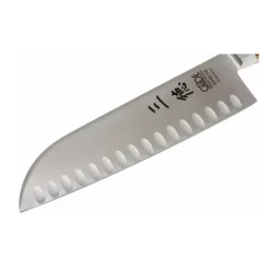 Güde Alpha Olive santoku met kuiltjes 18 cm messenstaal