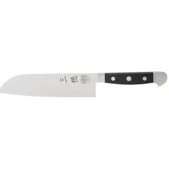 Güde Alpha Santoku mes 18 cm messenstaal zwart