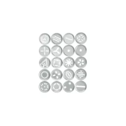 Gefu koekjespistool aluminium 25-delig
