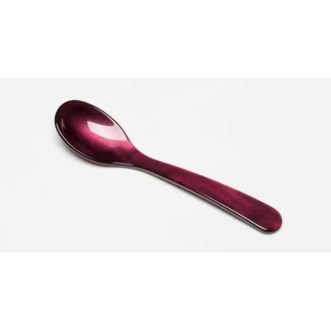 G. F. Heim Söhne eierlepel 12,5 cm kunststof wijnrood