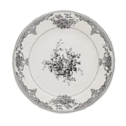 Gien Fleurs dessertbord ø 22 cm keramiek crème