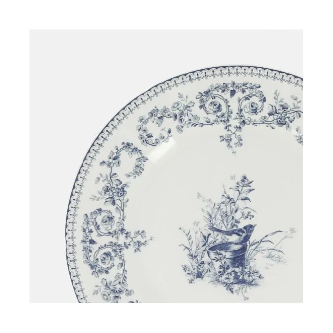 Gien Les Dépareillées Oiseau onderzetter ø 12,8 cm keramiek blauw