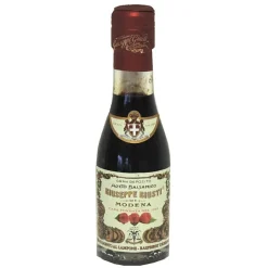 Giuseppe Giusti balsamico-azijn met framboos 12 jaar 100 ml in champagnefles