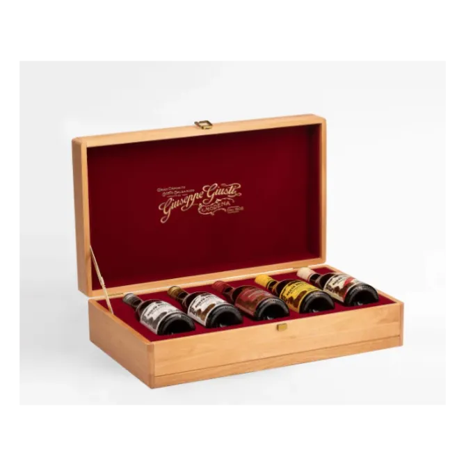 Giuseppe Giusti 5 soorten balsamico-azijn in bewaardoos 6-delig