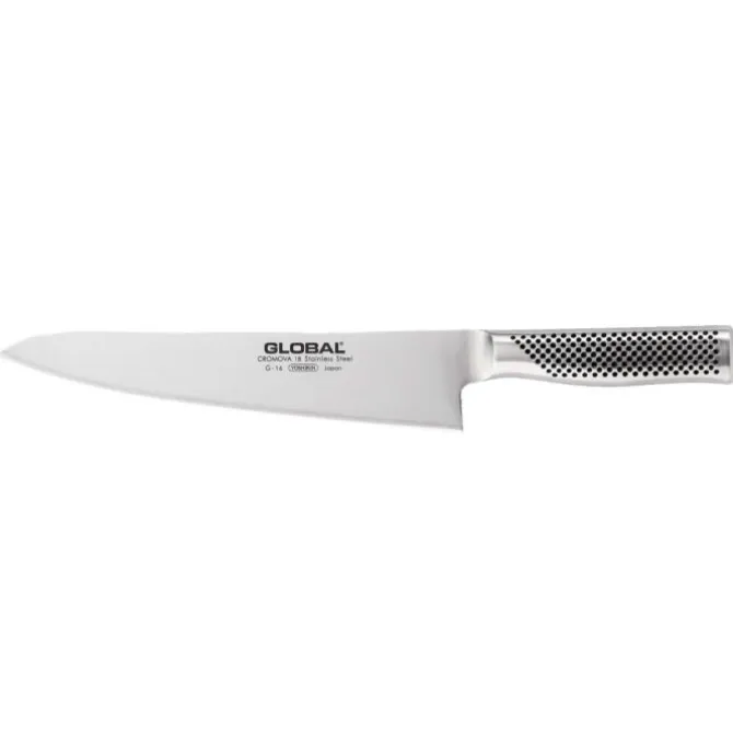 Global G16 koksmes 24 cm messenstaal