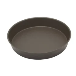 Gobel bakblik ø 32 cm staal bruin