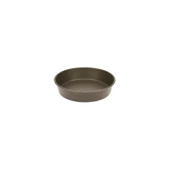 Gobel bakblik ø 22 cm staal bruin