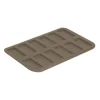 Gobel bakvorm 12 mini financiers 7,5 x 3 cm staal bruin